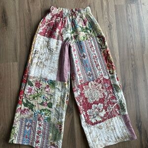 Maeble+Meadow Quilt Handmade Pants NEW